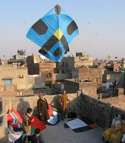kite flying پتنگ بازی